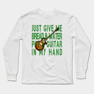 Fred McDowell Guitar Music D8 Long Sleeve T-Shirt